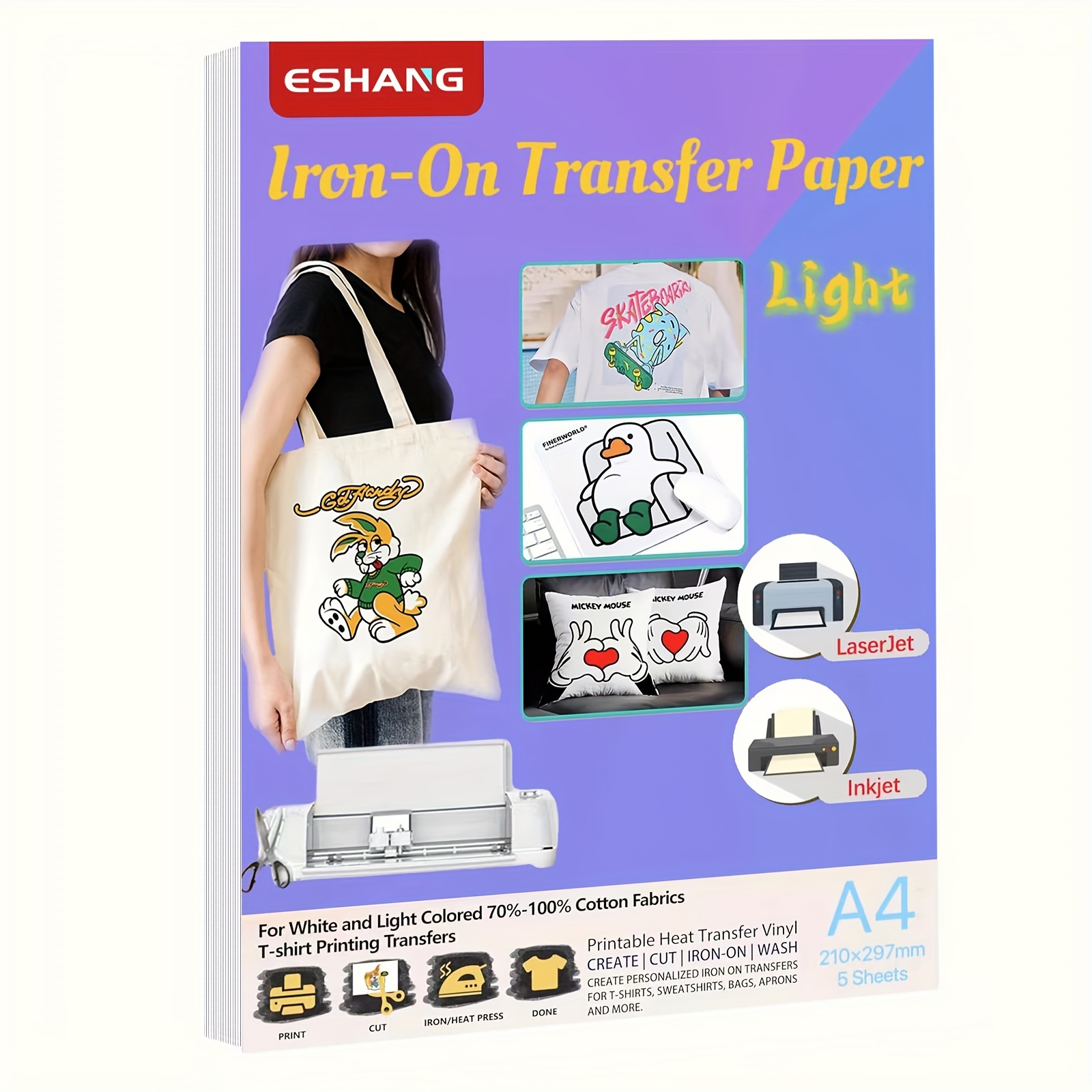 Commercial Fabric Printing Machine - A4 Size Heat Transfer Paper For