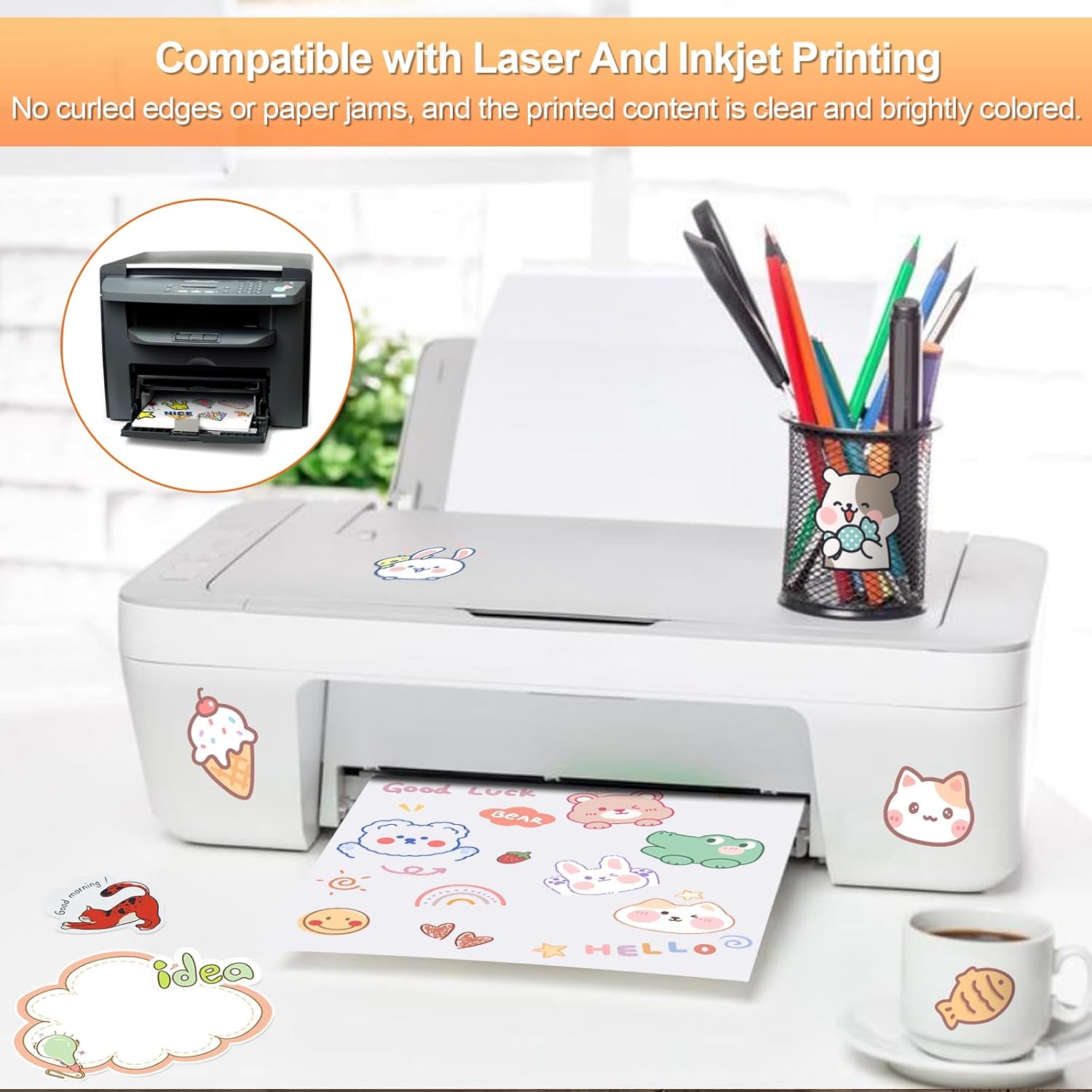 10/20/30/40/50 Sheets A4 Matte - Commercial Vinyl Printing ulasan dan harga