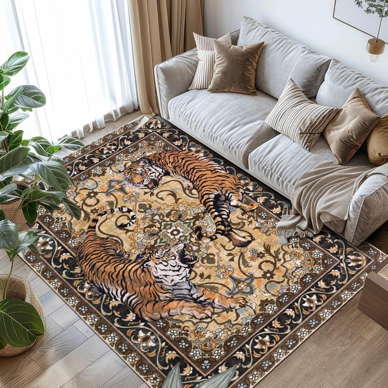 Nordic Retro Tiger Design Livi - Commercial Printing And Design ulasan dan harga