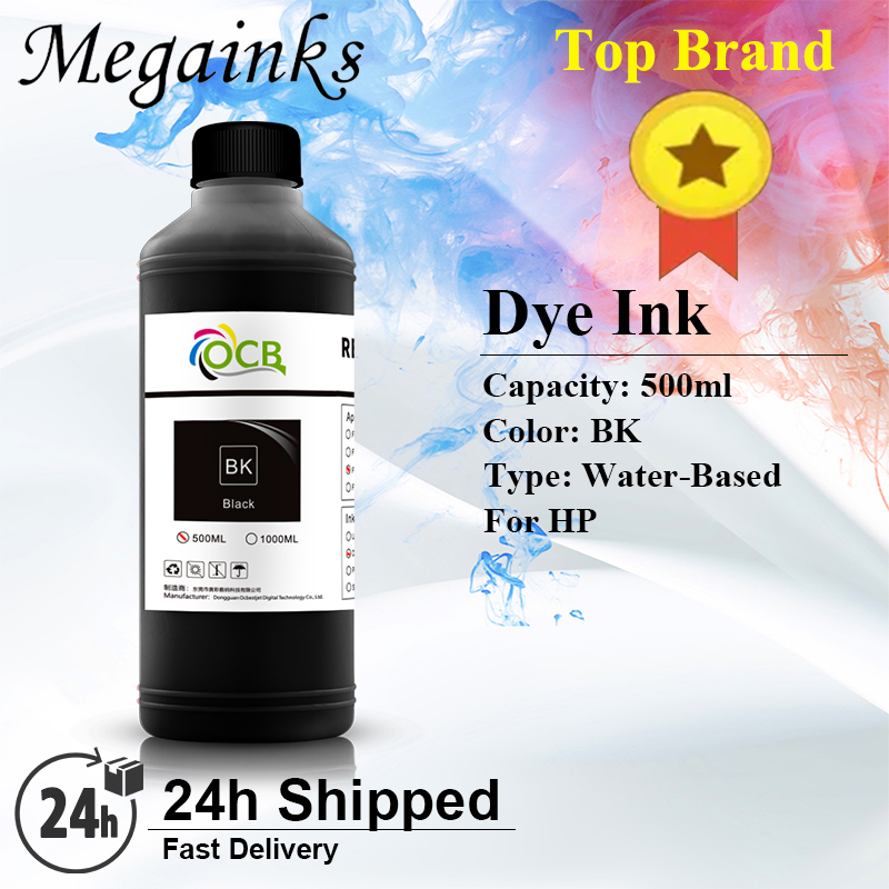 500ML 6 Color Dye Ink for HP 7 - Solvent Printer Ink ulasan dan harga