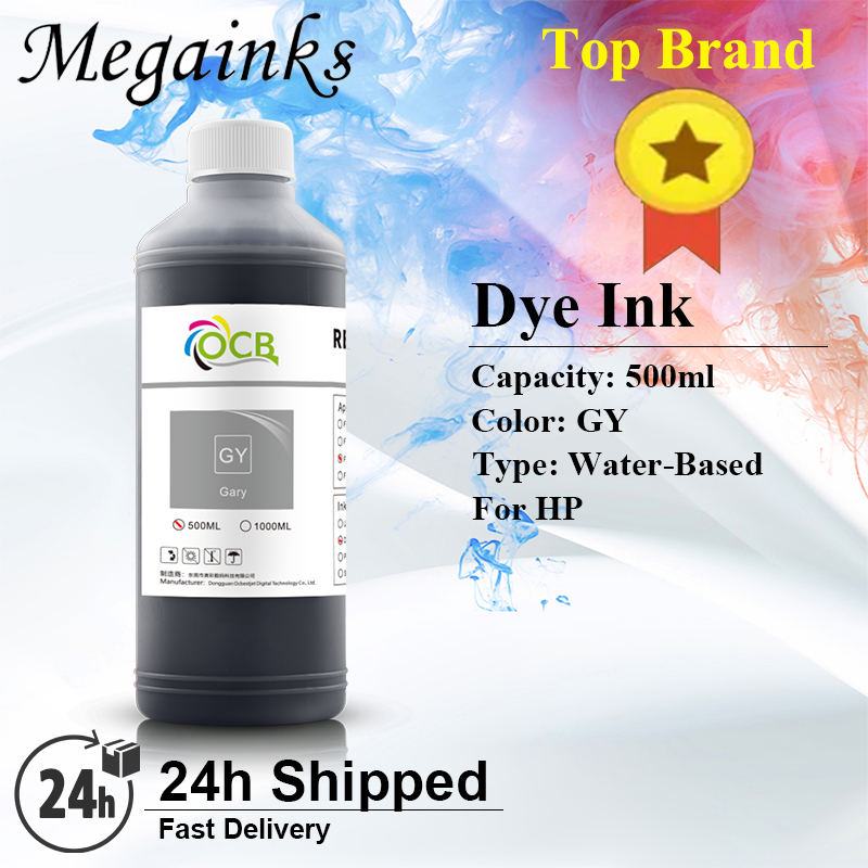 500ML 6 Color Dye Ink for HP 7 - Solvent Printer Ink ulasan dan harga