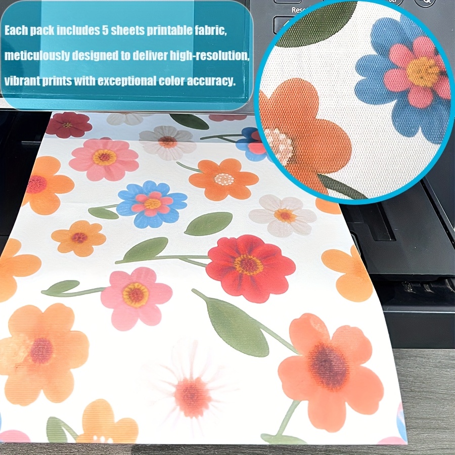 5pcs/10pcs Printable White Cot - Commercial Fabric Printing Machine ulasan dan harga