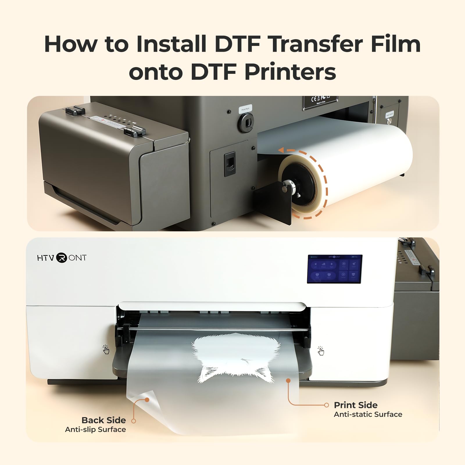 HTVRONT DTF Transfer Film Roll - Dtf Film Roll A3 ulasan dan harga