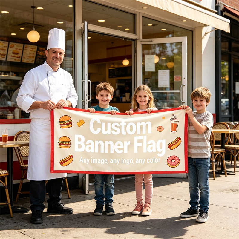 Custom Advertising Flags With  - Commercial Printing Terms ulasan dan harga