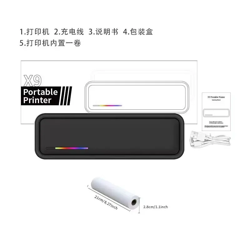 Hot Sale X9 Portable Inkless W - Commercial Printing Network ulasan dan harga