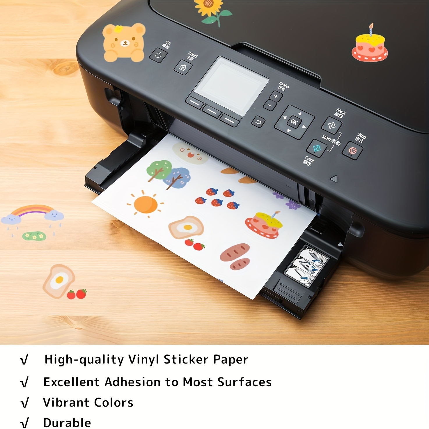 50 Sheets A4 PET Printable Vin - Commercial Vinyl Printing ulasan dan harga