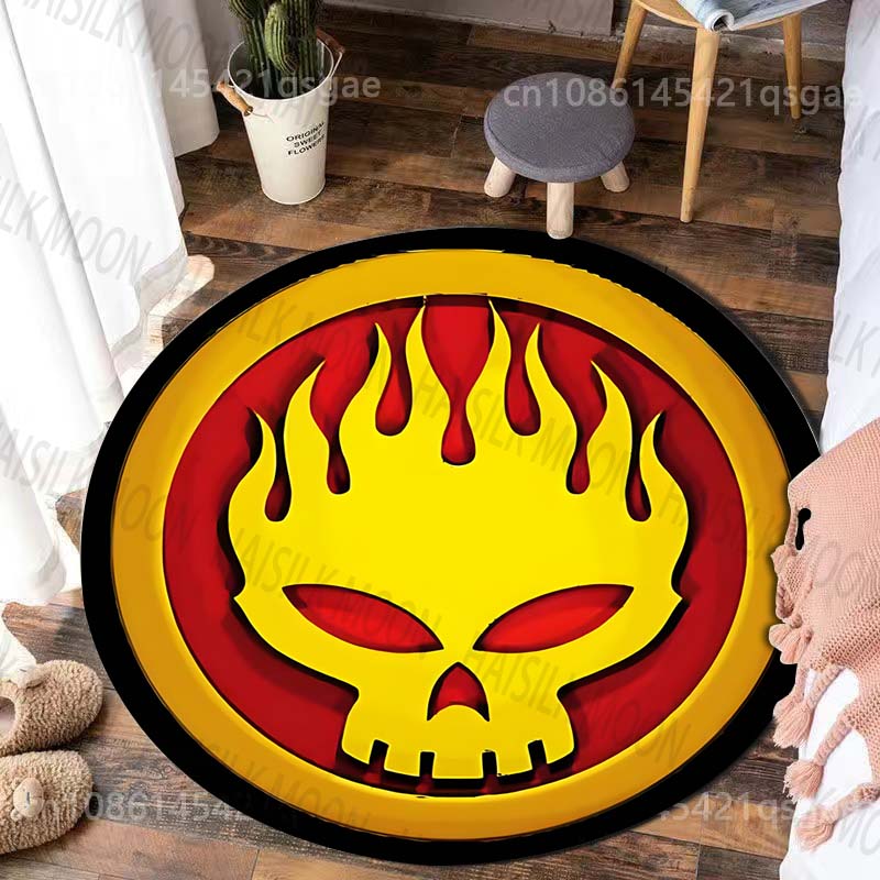 Fiery Skull Emblem Design Prin - Commercial Printing And Design ulasan dan harga