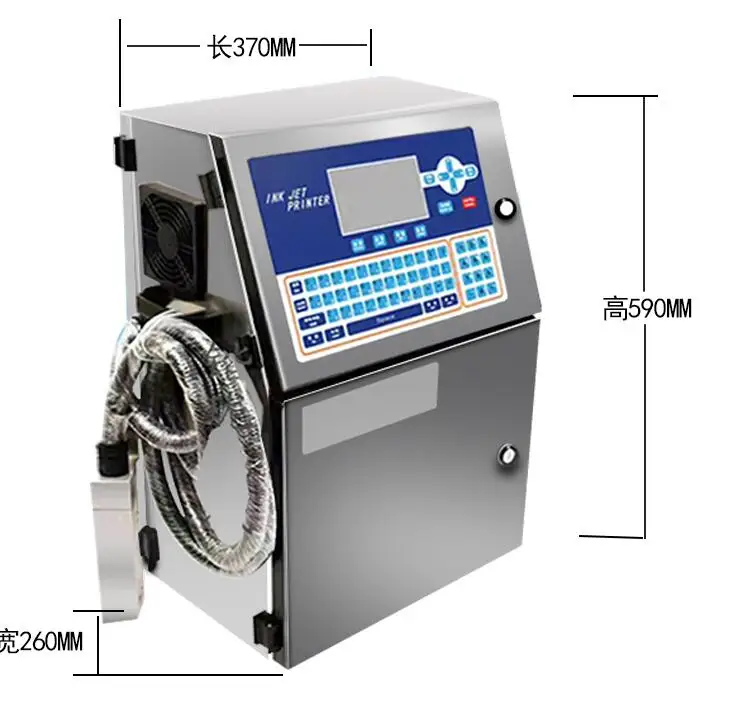 1-4 Lines Date Inkjet Printing - Commercial Glass Printing ulasan dan harga