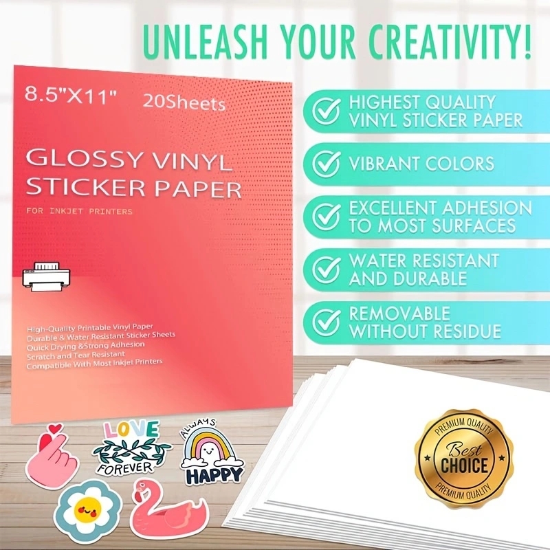 Printable Vinyl Sticker Paper  - Commercial Vinyl Printing ulasan dan harga