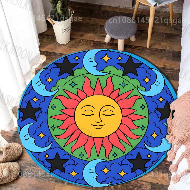 Colorful sun, moon, and star d - Commercial Printing And Design ulasan dan harga