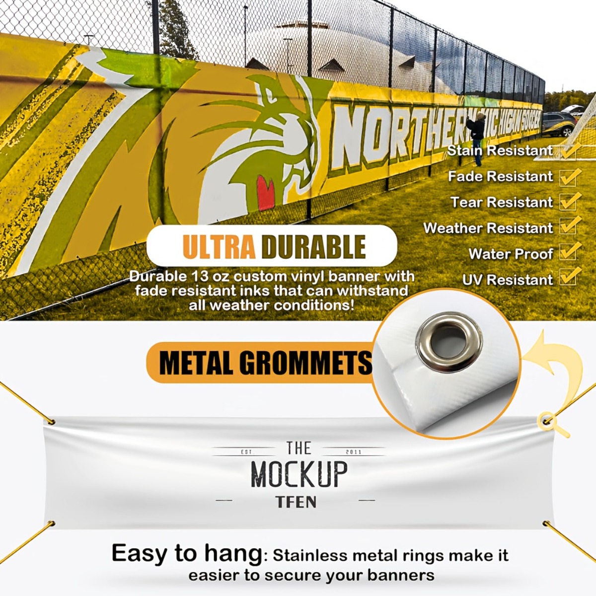 Custom Vinyl Banner Personaliz - Commercial Vinyl Printing ulasan dan harga