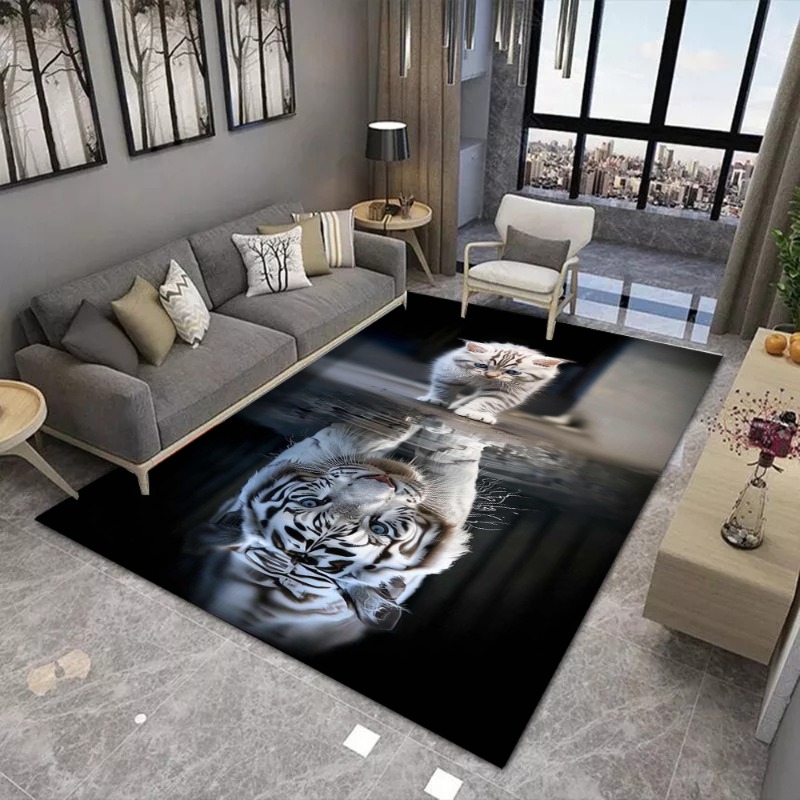 Animal Print Carpet Mat Anti-S - Commercial Printing And Design ulasan dan harga