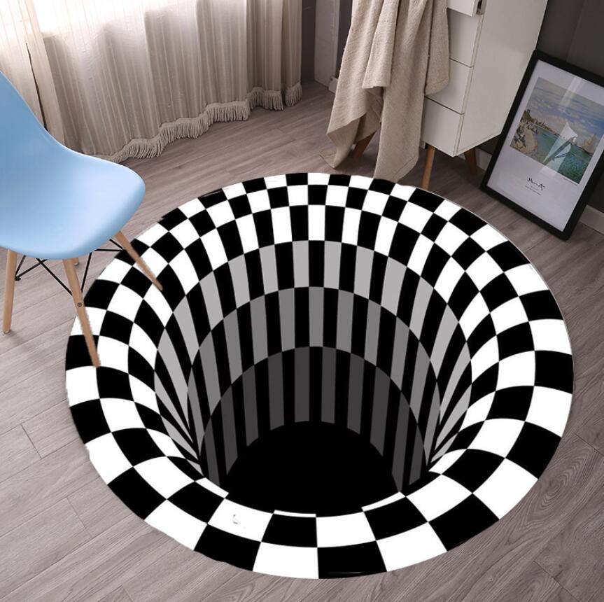 Geometric Bedroom Rugs Black W - Commercial Fabric Printing Machine ulasan dan harga