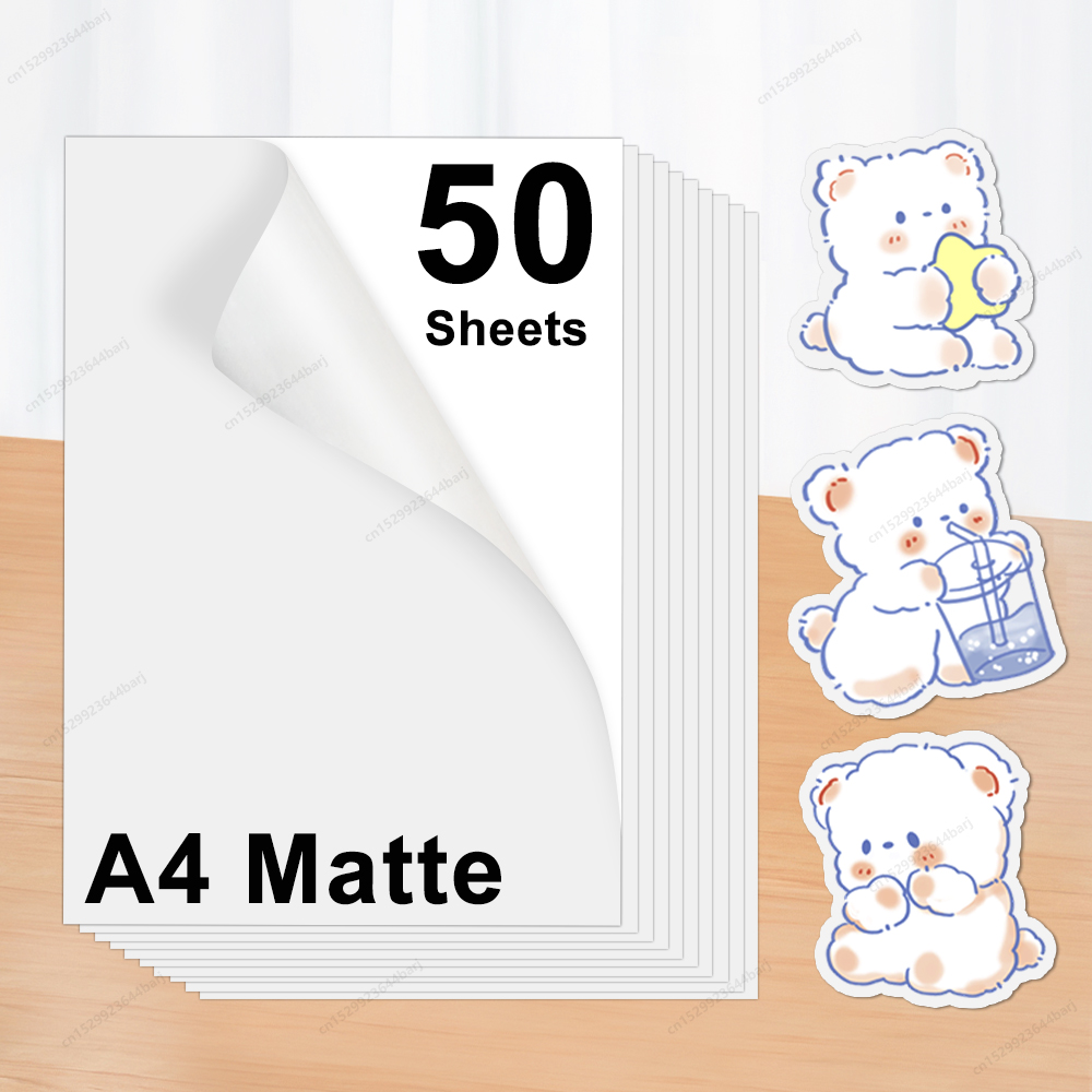 20/50Sheets Matte Printable Vi - Commercial Vinyl Printing ulasan dan harga